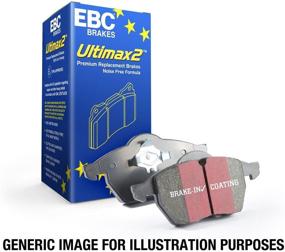 img 1 attached to 🚗 Высокопроизводительные тормозные колодки EBC Brakes UD436 Ultimax OEM для улучшенных характеристик торможения.