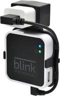 aobelieve wall outlet mount for blink sync module 2: convenient and stylish black design logo