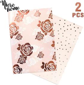 img 3 attached to 🎁 Nicrohome Rose Gold Gift Wrapping Paper: Modern Metallic Polka Dot Rose Design – Perfect for Baby/Bridal Showers, Weddings, Birthdays, and More!