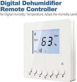 img 3 attached to 📱 ALORAIR Remote Controller to Adjust Humidity & Temperature, Compatible with Crawl Space Basement Dehumidifier Sentinel HD55 HD90 HDi90 SLGR 1400X, White