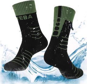 img 4 attached to 🧦 Layeba 100% Waterproof Breathable Socks [SGS Certified] - Unisex Outdoor Sports Hiking Trekking Skiing - 1 Pair & 2 Pairs