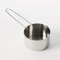 american metalcraft mcl125 stainless steel measuring cup: convenient 1 1/4-cup capacity logo