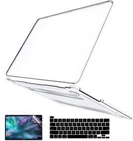 img 4 attached to B BELK MacBook Pro 13 inch Case 2020 2019 2018 2017 2016 A2338 M1 📱 A2251 A2289 A2159 A1989 A1706 A1708 Touch Bar, Clear Hard Shell + Keyboard Cover + Screen Skin