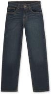 boys straight fit jeans - wrangler authentics logo