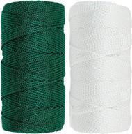 🔗 high-quality #36 braided seine twine by sgt knots: 100% nylon fiber, durable utility twine for crafting, home improvement, decoy lines & more - 510ft, green logo