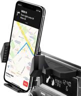 effortless one-hand operation cd slot phone mount, apps2car hands-free car phone 📱 holder for all iphone & android phones, sturdy & universally compatible with smartphones logo