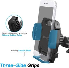 img 3 attached to Effortless One-Hand Operation CD Slot Phone Mount, APPS2Car Hands-Free Car Phone 📱 Holder for All iPhone & Android Phones, Sturdy & Universally Compatible with Smartphones