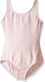 img 3 attached to Stylish and Comfortable: The 👗 Capezio Girls Classic High-Neck Tank Leotard