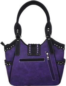 img 1 attached to 👜 Stylish Western Rhinestone Shoulder Handbags & Wallets – Ideal for Concealed Carry and Country Fashion