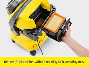 img 1 attached to 🧹 Karcher WD5/P Multi-Purpose Wet Dry Vacuum Cleaner: Powerful, Space-Saving Design with Semi-Automatic Filter Cleaning