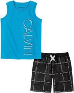 🩳 stylish calvin klein pieces muscle shorts for boys' clothing sets logo