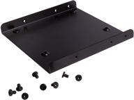 🔧 enhance storage efficiency with silicon power ssd mounting bracket kit: 2.5" to 3.5" drive bay solution logo