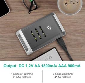 img 2 attached to LP AA AAA Battery Charger Pack: Fast and Reliable Charging Solution