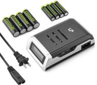 lp aa aaa battery charger pack: fast and reliable charging solution logo