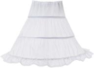 enhance any outfit with nnjxd girls petticoat crinoline underskirt for 5-16 years logo