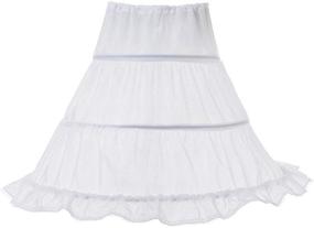 img 4 attached to Enhance Any Outfit with NNJXD Girls Petticoat Crinoline Underskirt for 5-16 Years