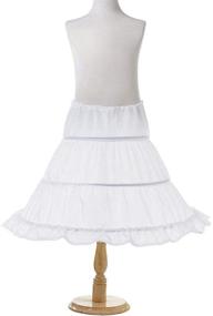 img 3 attached to Enhance Any Outfit with NNJXD Girls Petticoat Crinoline Underskirt for 5-16 Years