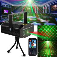 remote-controlled party lights: disco dj laser stage lighting with sound activation for parties, clubs, and karaoke events логотип