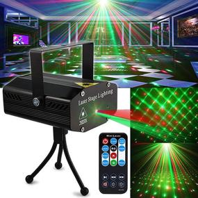 img 4 attached to Remote-controlled Party Lights: Disco DJ Laser Stage Lighting with Sound Activation for Parties, Clubs, and Karaoke Events