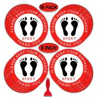 👣 seo-friendly social distancing floor stickers logo