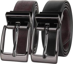 img 4 attached to 👦 Belts for Boys: Dockers Feather Reversible Medium Inches Accessories