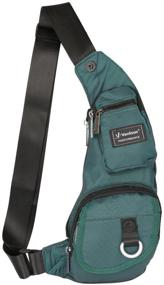 img 4 attached to Sling Vanlison Small Backpack Chest Outdoor Recreation in Camping & Hiking