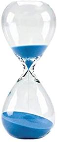 img 2 attached to Large Blue Hand-Blown Hourglass Accurately Measures One Hour - Bettea