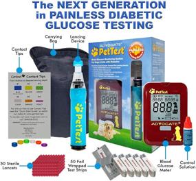 img 2 attached to 🐾 MEGA VALUE PetTest PAINLESS Blood Glucose Monitoring System: Advanced Solution for Diabetic Dogs and Cats - Next Generation Painless Glucose Testing for Diabetes