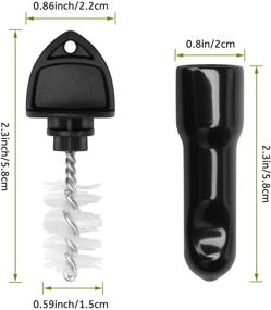 img 3 attached to 🍺 Optimized Beer Faucet Cap Kit: 30-Pack by CoiTek - Includes 25 Draft Beer Faucet Plug Brushes and 5 Rubber Beer Faucet Covers in Black (30 Pieces)