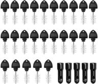 🍺 optimized beer faucet cap kit: 30-pack by coitek - includes 25 draft beer faucet plug brushes and 5 rubber beer faucet covers in black (30 pieces) logo