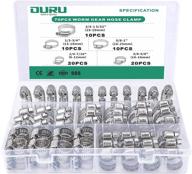 🔒 ouru 6-pack of 29mm adjustable stainless steel clamps logo