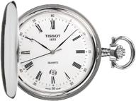 tissot unisex savonnette t83655313 ⌚️ white: timeless elegance and classic style logo