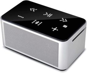 img 2 attached to 🔊 OREI Diamond NFC Bluetooth Wireless Speaker: Enhanced Bass, Powerful Sound, Built-in Mic, Aluminum Body, Touch Panel & Compact Size