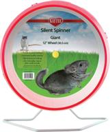 giant 12-inch diameter silent spinner wheel by kaytee logo