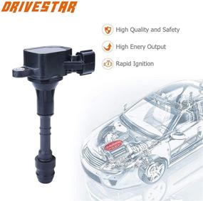 img 2 attached to 🚗 Набор катушек зажигания DRIVESTAR UF349 - 3 штуки для Nissan Maxima Altima Pathfinder Frontier 3.5L 4.0L Infiniti I35 QX4 3.5L