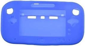 img 3 attached to 🎮 Blue Soft Silicone Gamepad Cover - Anti-Slip Protector Shell for Wii U with Improved Grip