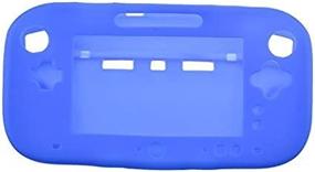 img 1 attached to 🎮 Blue Soft Silicone Gamepad Cover - Anti-Slip Protector Shell for Wii U with Improved Grip