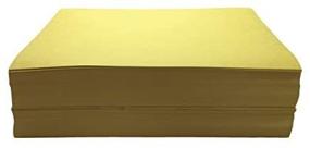 img 2 attached to Childcraft Construction Paper - Yellow, 9 x 12 Inches (Pack of 500) | 1465885