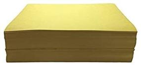 img 4 attached to Childcraft Construction Paper - Yellow, 9 x 12 Inches (Pack of 500) | 1465885