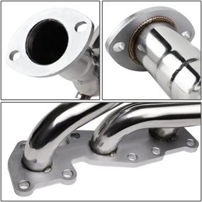 img 2 attached to DNA Motoring HDS HYG10V6 SHORTY Stainless Manifold