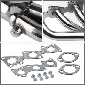 img 1 attached to DNA Motoring HDS HYG10V6 SHORTY Stainless Manifold