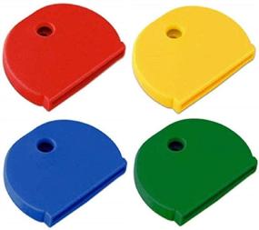 img 4 attached to 🔑 Lucky Line Extra Large Industrial Size Key Caps - Key Identifier & Finder (4 Pack, 16004)