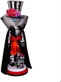 img 4 attached to 🎉 Vibrant 16-Inch Kurt S. Adler Hollywood Day of The Dead Nutcracker - Multi-Colored Festive Decor