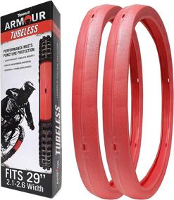 img 4 attached to 🔧 Tannus Armour 29" x 2.1-2.6" Tubeless Tire Inserts - Rim Protection, No Pinch Flats, Vibration Dampening, Improved Handling - 160g Set of 2