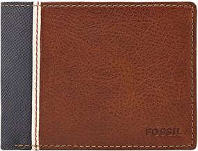 img 4 attached to 💼 Fossil Men's Elgin Traveler Brown Wallet: Stylish Men's Accessories for Wallets, Card Cases & Money Organizers