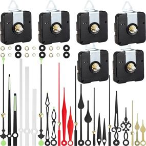 img 4 attached to 🕰️ High Torque Clock Movements - Long Shaft Mechanism with 8 Different Pairs of Clock Hands - Clock Repair Parts for Design Replacement - Repairing Clock Accessories - Set of 6 Pieces