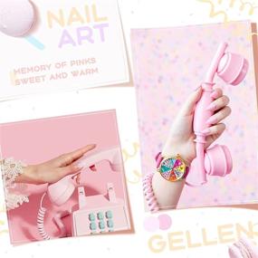 img 1 attached to 💅 Гель-лак для ногтей Gellen: набор Candy Girl с сладкими свежими оттенками - идеально для маникюра весна/лето