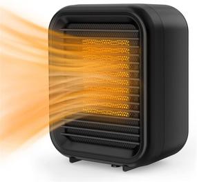 img 4 attached to 🔥 Potulas Space Heater: Energy Efficient 1000W PTC Ceramic Portable Heater for Bedroom, with Tip-Over and Overheat Protection - Perfect for Home, Dorm, Office and Indoor Use