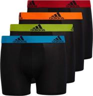 adidas performance briefs underwear 4 pack boys' clothing ~ underwear логотип