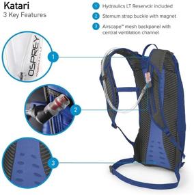 img 1 attached to 🚴 Osprey Katari 3 Men's Cycling Hydration Backpack